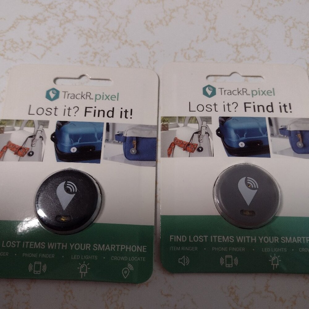 2 New in Package, TrackR pixel. Lost It? Find It! Tracking items